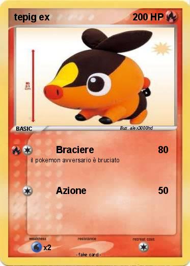 Pokemon tepig ex
