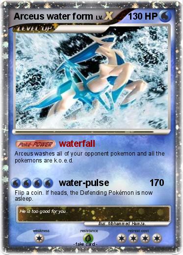 Pokemon Arceus water form