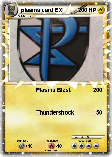 Pokemon plasma card EX