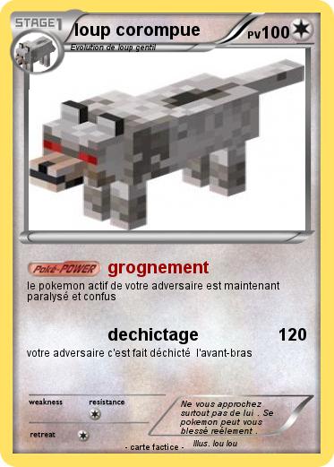 Pokemon loup corompue
