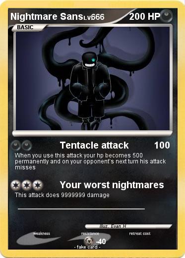 Pokemon Nightmare Sans