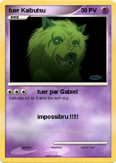 Pokemon tuer Kaibutsu