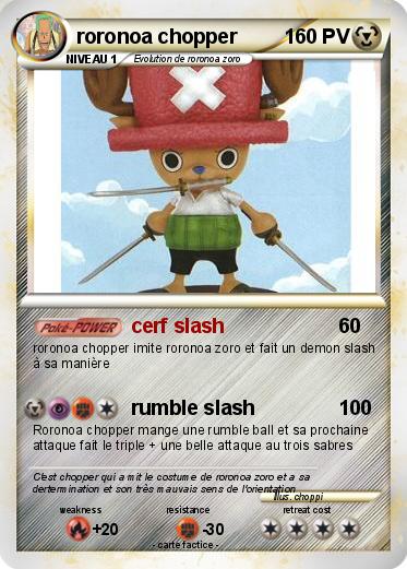 Pokemon roronoa chopper