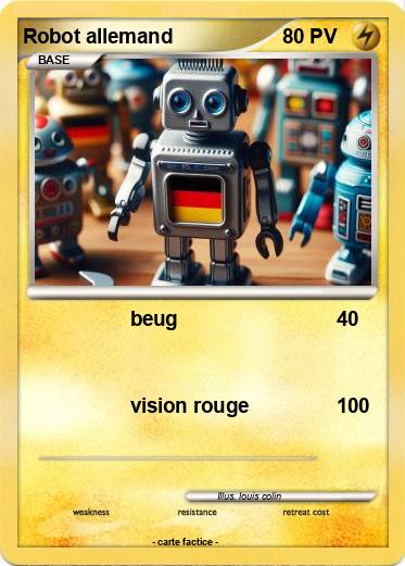 Pokemon Robot allemand