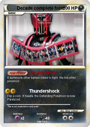 Pokemon Decade complete form