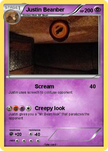 Pokemon Justin Beanber