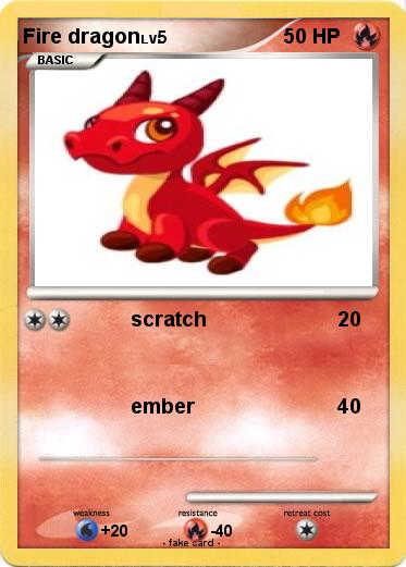 Pokemon Fire dragon