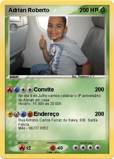 Pokemon Adrian Roberto