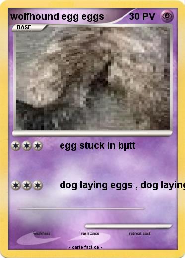 Pokemon wolfhound egg eggs