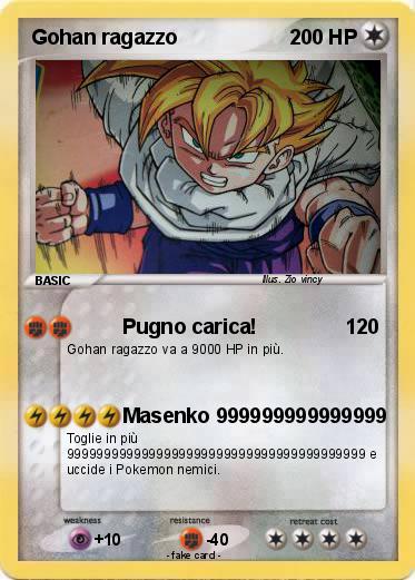 Pokemon Gohan ragazzo