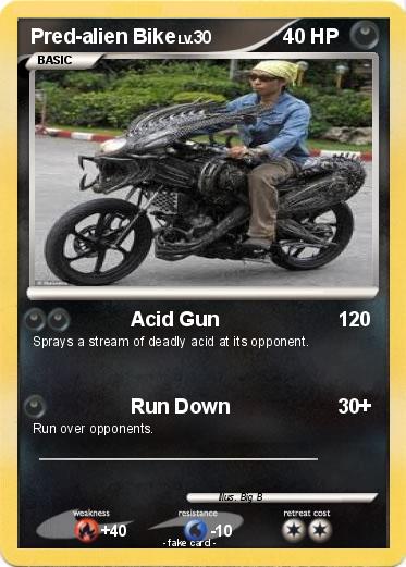 Pokemon Pred-alien Bike