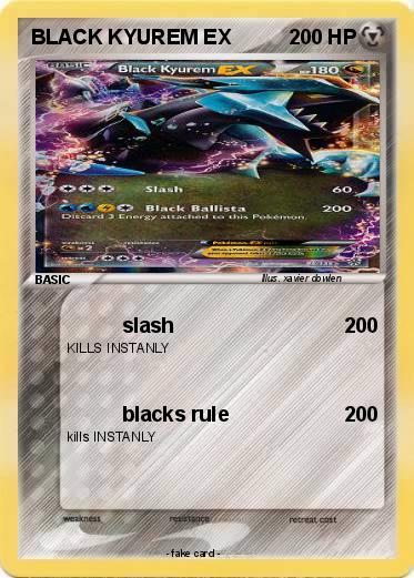 Pokemon BLACK KYUREM EX