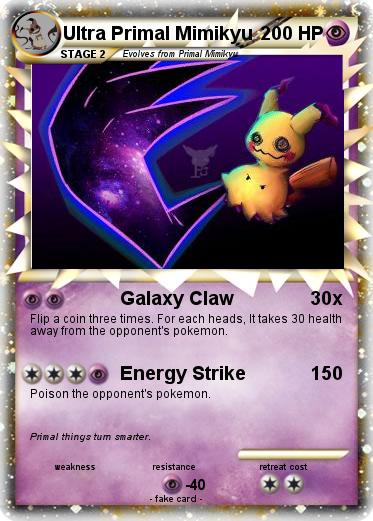 Pokemon Ultra Primal Mimikyu