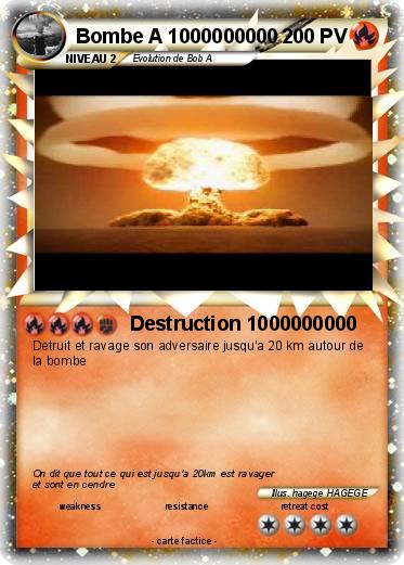 Pokemon Bombe A 1000000000
