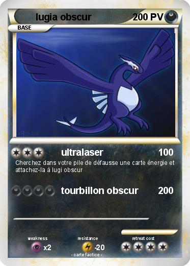 Pokemon lugia obscur