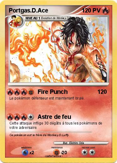 Pokemon Portgas.D.Ace