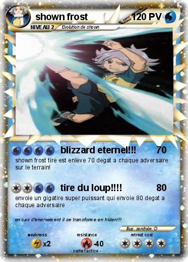 Pokemon shown frost