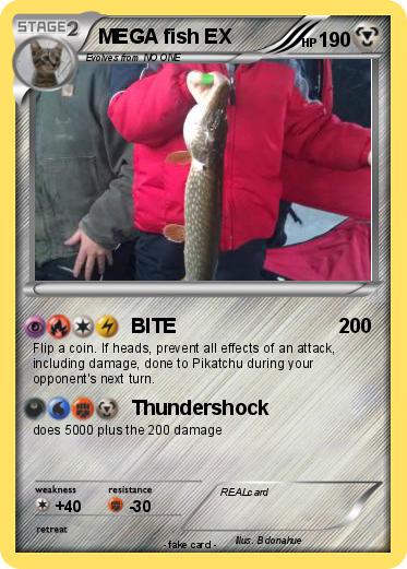 Pokemon MEGA fish EX
