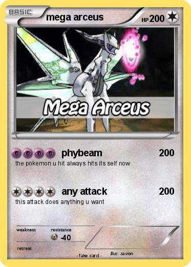 Pokemon mega arceus