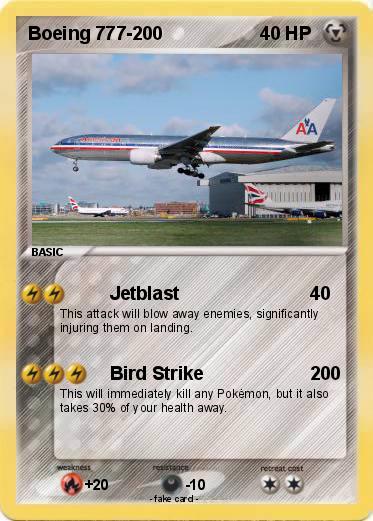 Pokemon Boeing 777-200