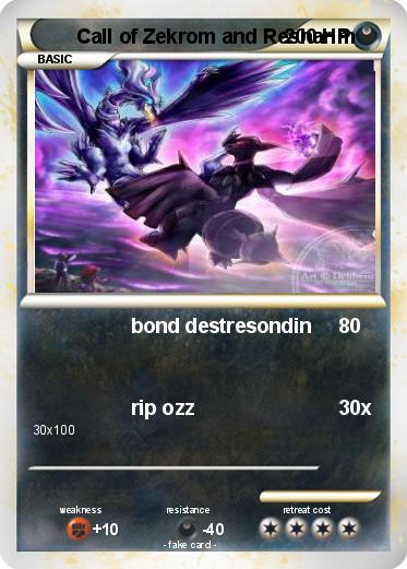 Pokemon Call of Zekrom and Resharim
