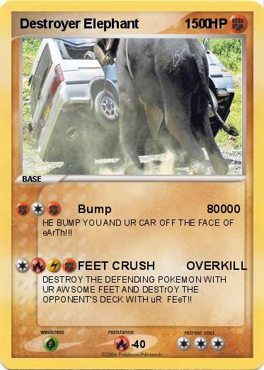 Pokemon Destroyer Elephant                  0