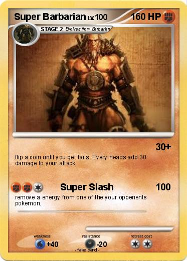 Pokemon Super Barbarian