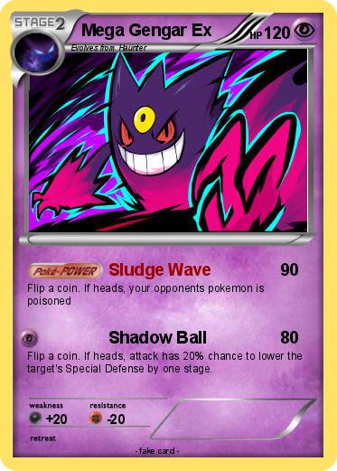 Pokemon Mega Gengar Ex