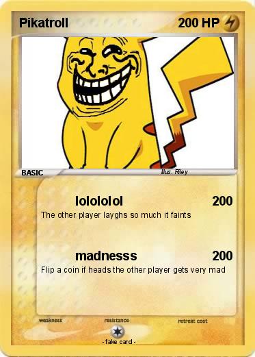 Pokemon Pikatroll