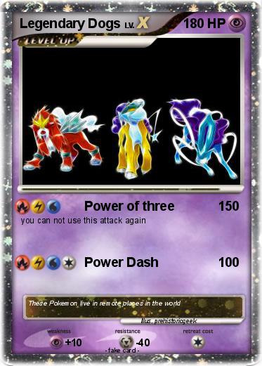 Pokemon Legendary Dogs
