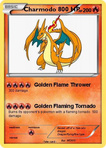 Pokemon Charmodo 800 HP