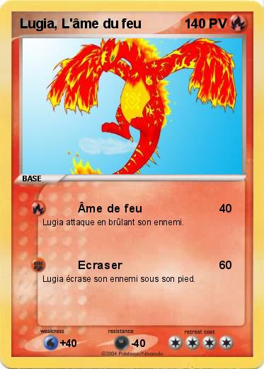 Pokemon Lugia, L'âme du feu