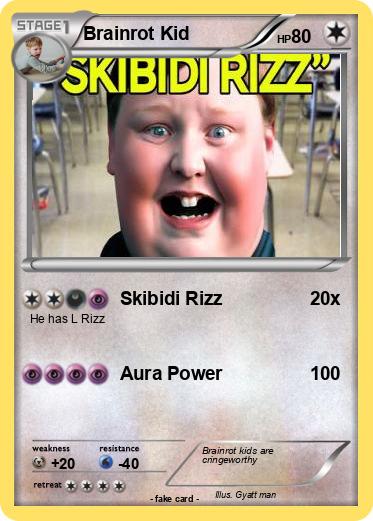 Pokemon Brainrot Kid
