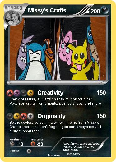 Pokemon Missy's Crafts