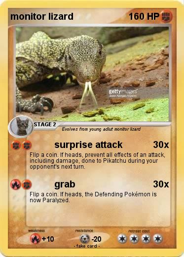 Pokemon monitor lizard