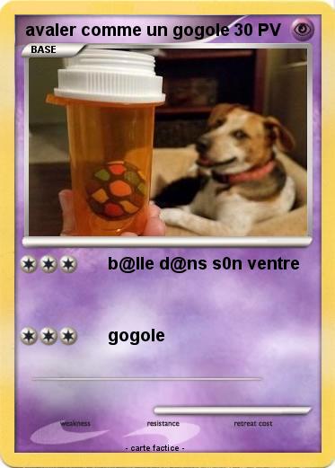 Pokemon avaler comme un gogole