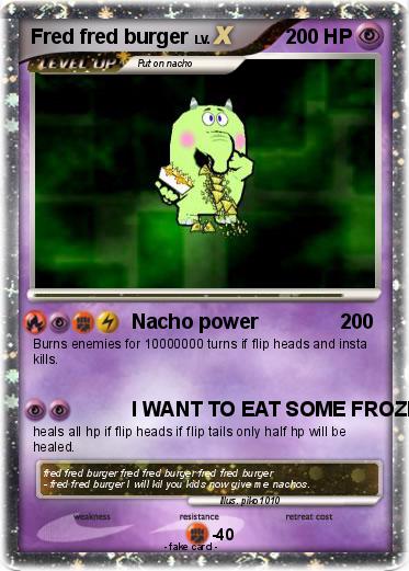 Pokemon Fred fred burger