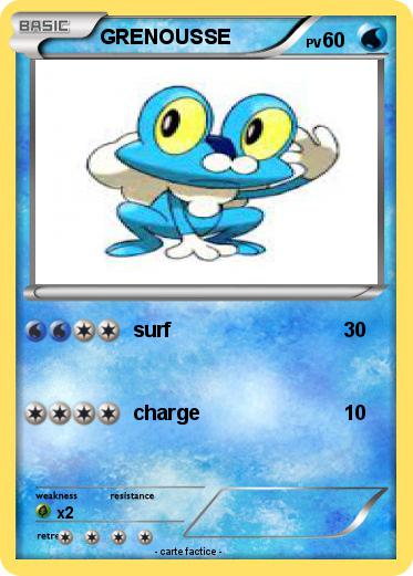 Pokemon GRENOUSSE