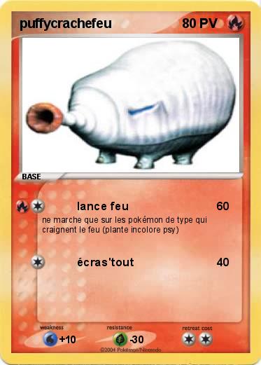 Pokemon puffycrachefeu