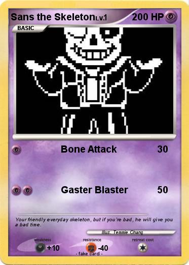 Pokemon Sans the Skeleton
