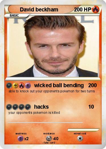 Pokemon David beckham