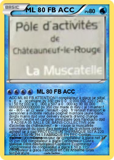 Pokemon ML 80 FB ACC