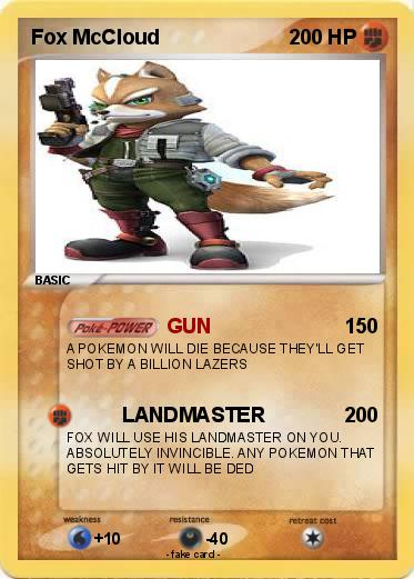 Pokemon Fox McCloud