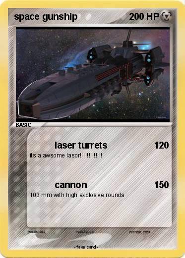 Pokemon space gunship