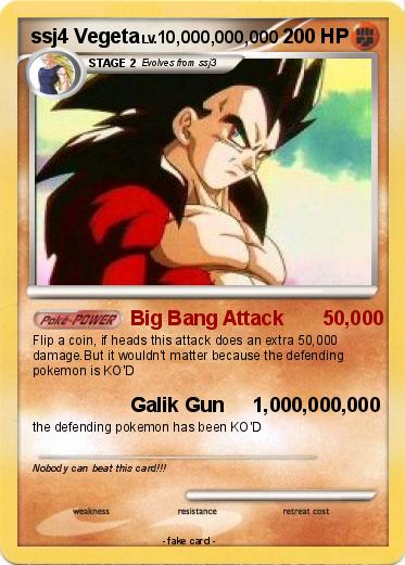 Pokemon ssj4 Vegeta