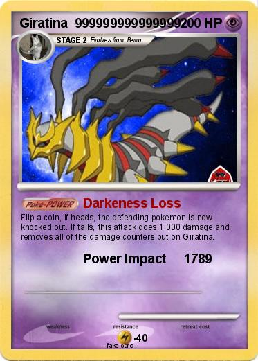 Pokemon Giratina  999999999999999
