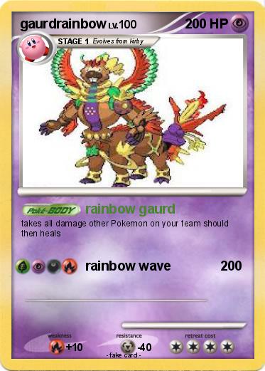 Pokemon gaurdrainbow