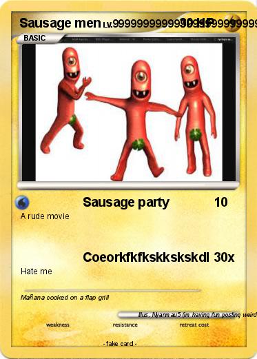Pokemon Sausage men