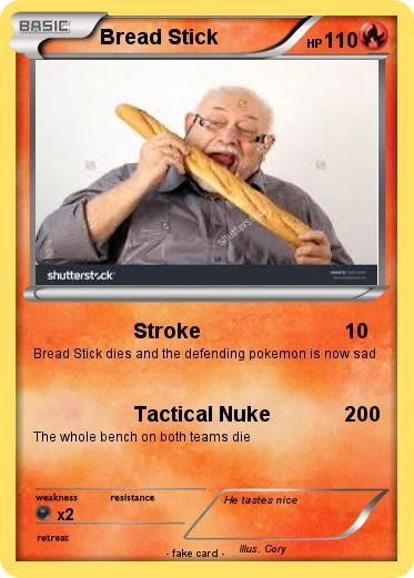 Pokemon Bread Stick