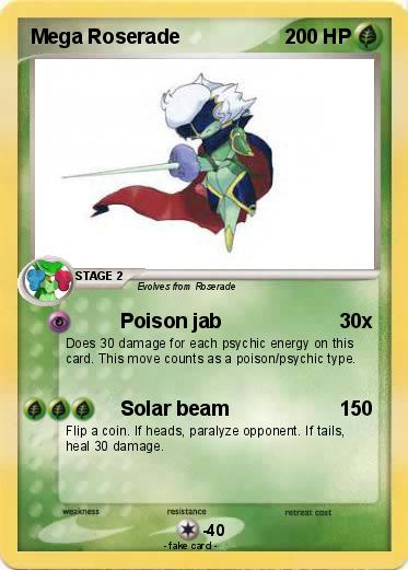 Pokemon Mega Roserade